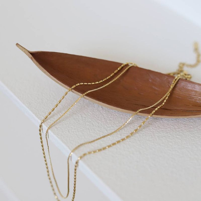 Colar Duplo Banhado a Ouro 18k