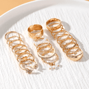 Conjunto de Anéis de Coração e Borboleta