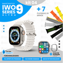Lançamento Smartwatch Ultra Series 9 com 7 Pulseiras + Case de Brindes