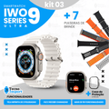 Lançamento Smartwatch Ultra Series 9 com 7 Pulseiras + Case de Brindes