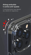 Case Nano Glass De Vidro Temperado Transparente