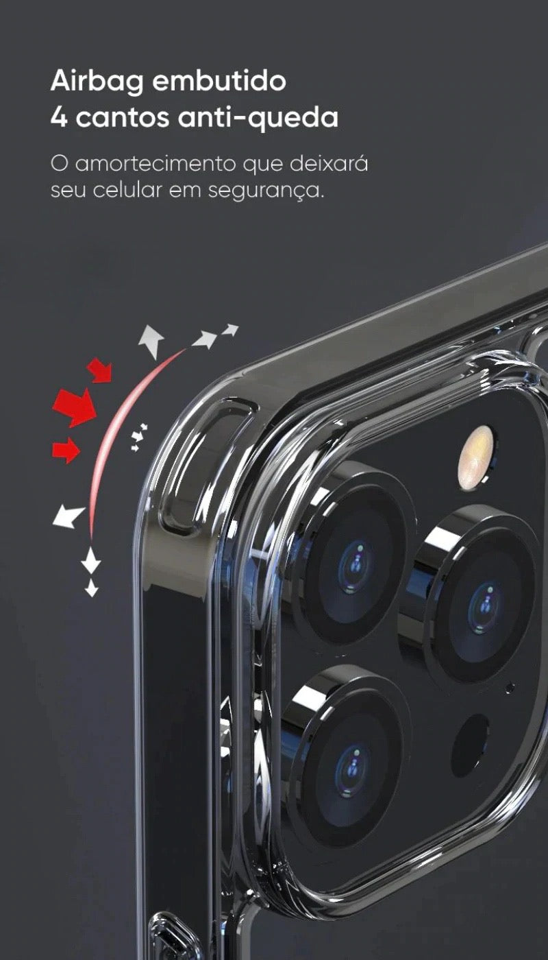 Case Nano Glass De Vidro Temperado Transparente