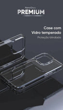 Case Nano Glass De Vidro Temperado Transparente