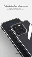 Case Nano Glass De Vidro Temperado Transparente