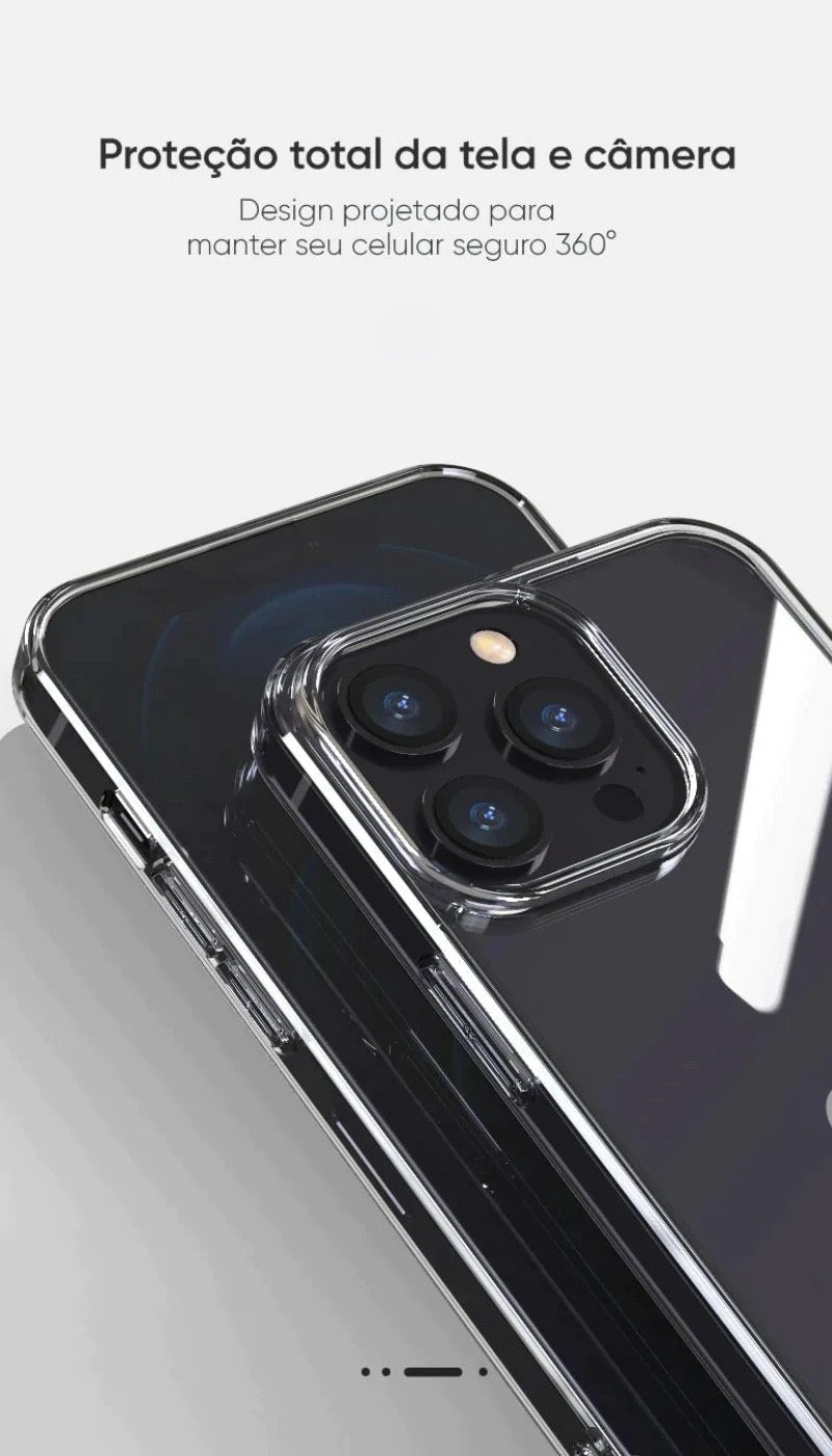 Case Nano Glass De Vidro Temperado Transparente