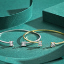 Pulseira Rígida Zircônia Retangular