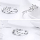 Anel Flor de Lótus Prata