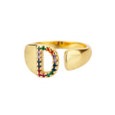 Anel Regulável com Inicial