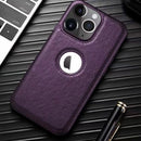 Capa de Couro Luxo para  iPhone