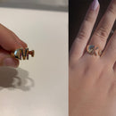 Anel Regulável com Inicial