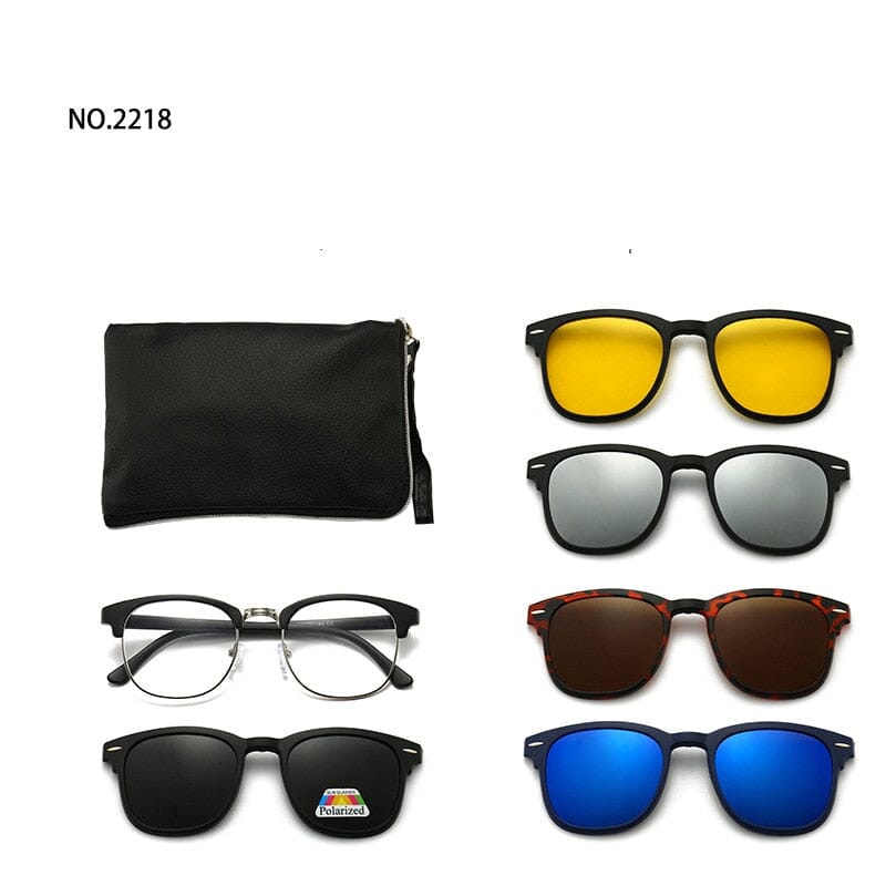 Óculos de Sol Magnético Fleur 6 em 1 - Feminino