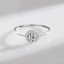 Anel Solitário de Zircônia Glow Prata