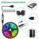 Fita de LED RGB com APP 24 Chaves Bluetooth