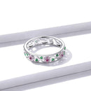 Anel Jardim Florido Prata