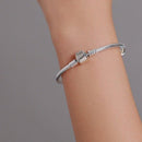 Bracelete Para Berloques Clássico Prata