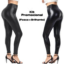 Calça de Couro Aveludada - [COMPRE 1 LEVE 2] + Brinde Surpresa Exclusivo