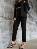 Calça Elegante Com Cinto