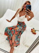 Calça Pantalona Estampada