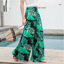 Calça Pantalona Folhas