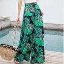 Calça Pantalona Folhas