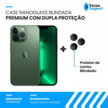 Case NanoGlass Blindada Premium com Dupla Proteção 360º - Tecno®