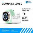 Combo AirTec Pro 2 + Smartwatch Iwo Ultra Compre 1 e Leve 2