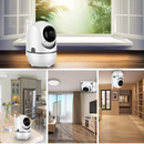 Babá Eletrônica Câmera de Monitoramento 360º com Visão Noturna