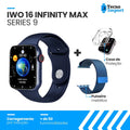 Lançamento Iwo 16 Infinity Max Series 9 + Pulseira Metálica + Case protetora de Brindes