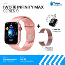 Lançamento Iwo 16 Infinity Max Series 9 + Pulseira Metálica + Case protetora de Brindes