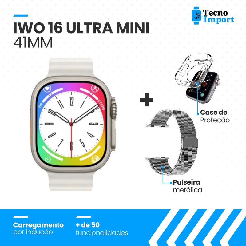 Lançamento Iwo 16 Ultra Series 8 Mini + Brindes