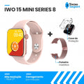 Lançamento Iwo Mini Series 8 + Pulseira Metálica + Case protetora de Brindes