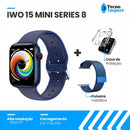 Lançamento Iwo Mini Series 8 + Pulseira Metálica + Case protetora de Brindes