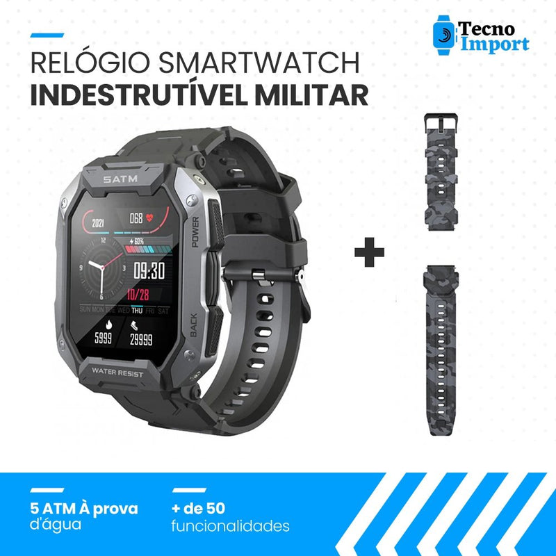 Lançamento Smartwatch Indestrutível Militar
