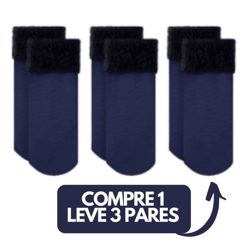 Meia Nuvem® Térmica - Pés Quentinhos - 3 pares