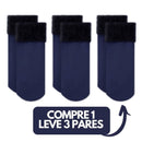 Meia Nuvem® Térmica - Pés Quentinhos - 3 pares