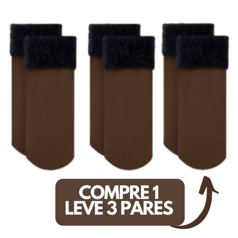 Meia Nuvem® Térmica - Pés Quentinhos - 3 pares