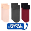 Meia Nuvem® Térmica - Pés Quentinhos - 3 pares