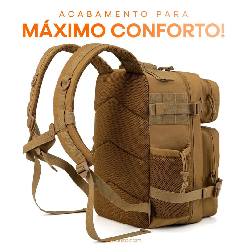 Mochila Tática Militar Exodus - 45L + Brinde Surpresa