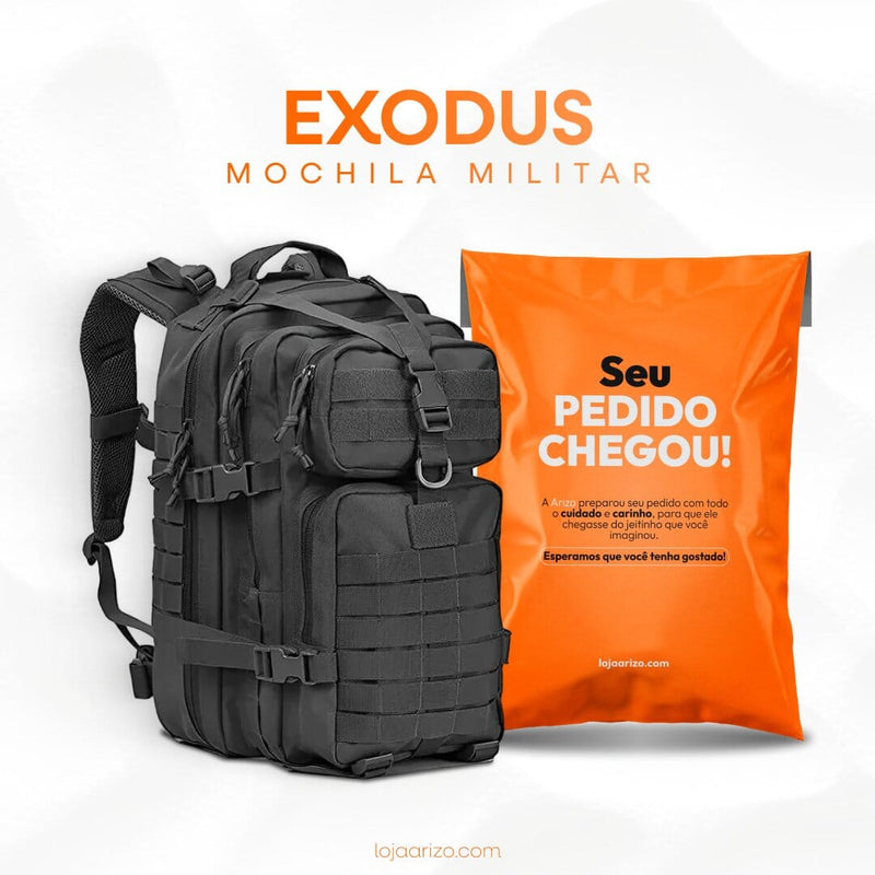 Mochila Tática Militar Exodus - 45L + Brinde Surpresa