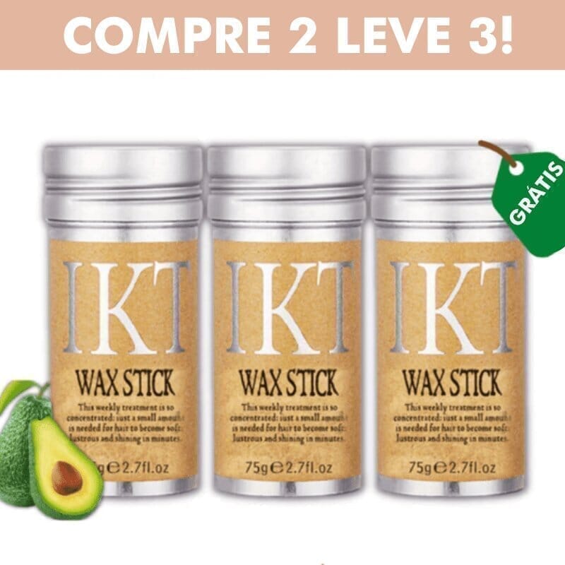 Modelador de Cabelo e Sobrancelha Anti Frizz - Wax Stick - [Compre 1 Leve 2]