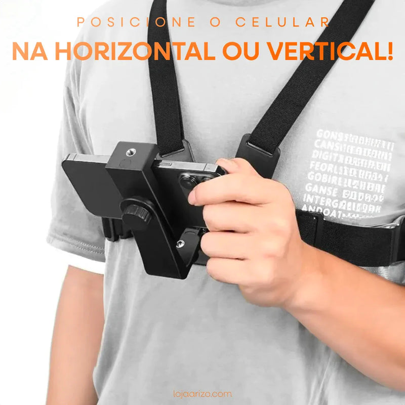 Moto Caputure - Suporte Peitoral + Brinde Surpresa