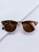 Óculos de Sol Casual Marrom