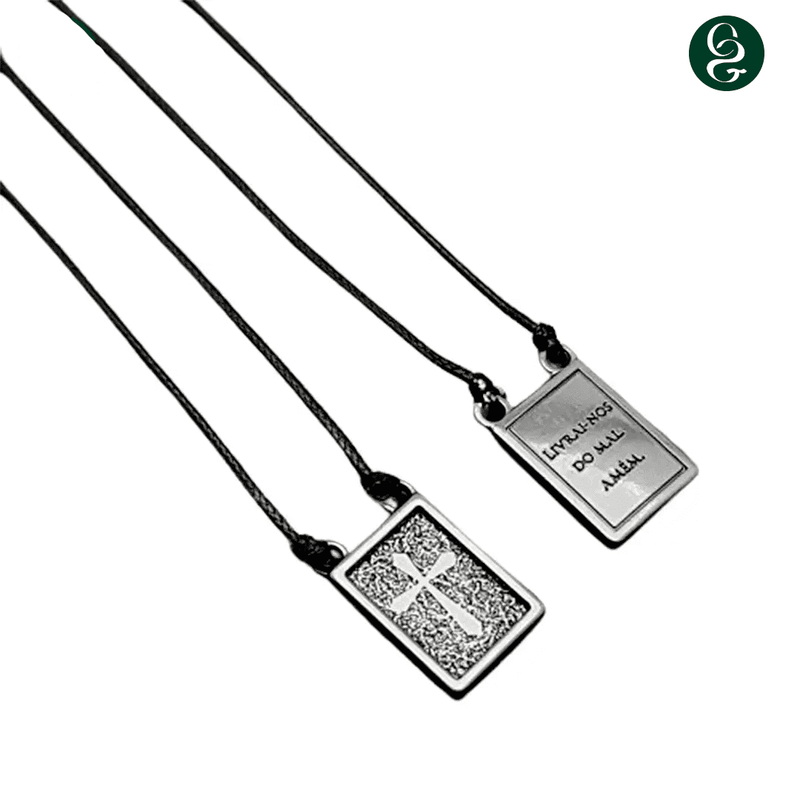 Escapulário Cruz Templaria Masculino - Frete Grátis