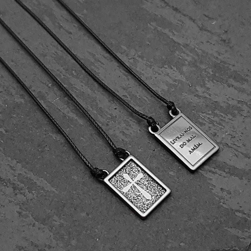 Escapulário Cruz Templaria Masculino - Frete Grátis