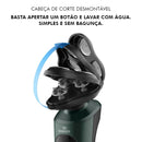 Barbeador elétrico 4 em 1 a prova d' água sem fio e recarregável