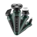 Barbeador elétrico 4 em 1 a prova d' água sem fio e recarregável