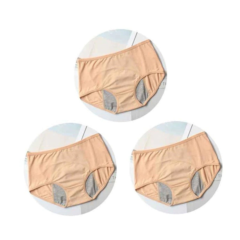 Kit Calcinha Absorvente Menstrual - ComfyPlus™ - Compre 1 Leve 3