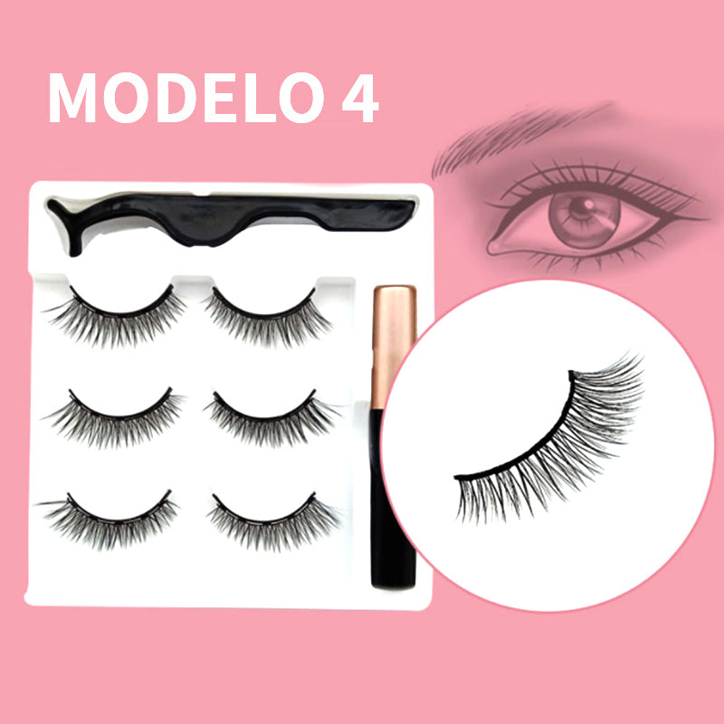 Cílios Magnéticos Naturais