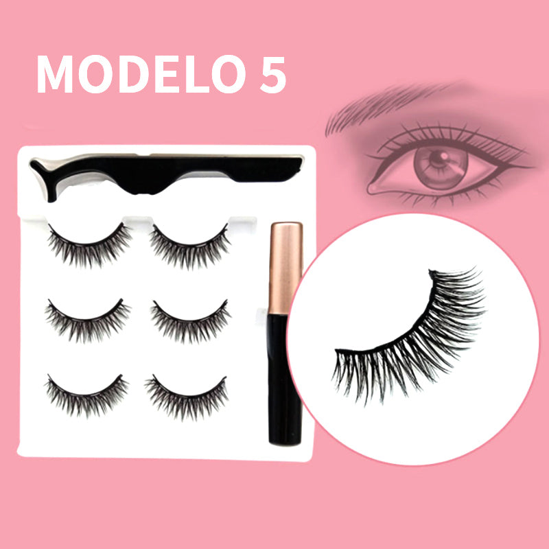 Cílios Magnéticos Naturais